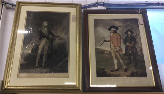 19C engraving, Lord Nelson another, Golfers at Blackheath & Maurice Sendak, Pictures, 711/1000 (incomplete)